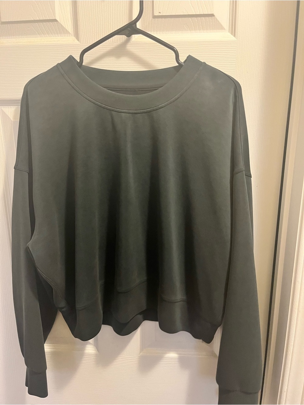 lululemon athletica Women's Boxy Crew Sweatshirt Softstreme - blue